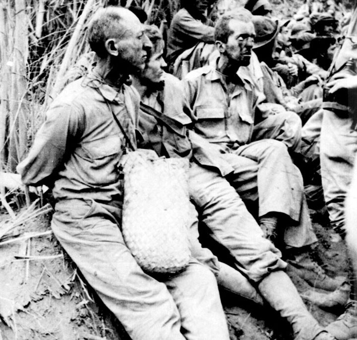 The faces of the Bataan "Death March" - April 1942