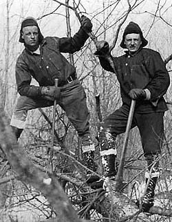The Woodsmen, Buddy & Don (on right) - 1937